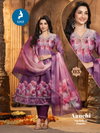 Aanchi By Kaya Tissue Shimmer Printed Wholesale Anarkali Suits Suppliers In Mumbai